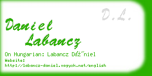 daniel labancz business card